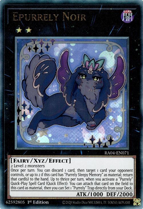 Epurrely Noir - RA04-EN071 - Ultimate Rare - 1st Edition