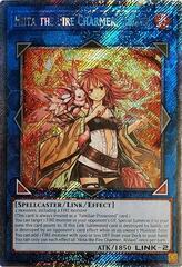 Hiita the Fire Charmer, Ablaze - RA04-EN074 - Platinum Secret Rare - 1st Edition
