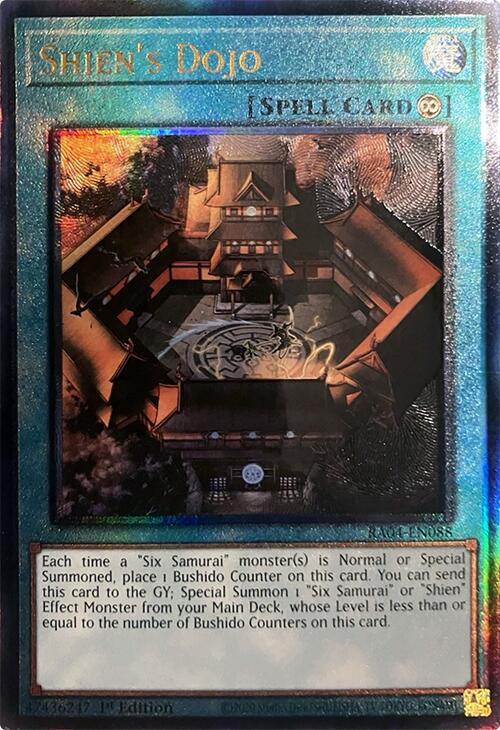 Shiens Dojo - RA04-EN088 - Ultimate Rare - 1st Edition