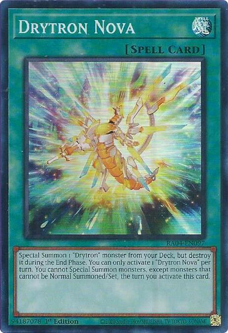 Drytron Nova - RA04-EN097 - Super Rare - 1st Edition