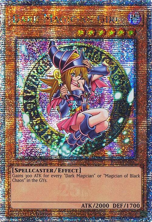 Dark Magician Girl (3rd Art) - RA04-EN107 - Quarter Century Secret Rare - 1st Edition