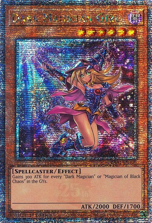 Dark Magician Girl (7th Art) - RA04-EN107 - Quarter Century Secret Rare - 1st Edition