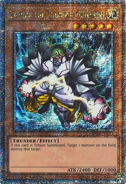 Zaborg the Thunder Monarch - RA04-EN125 - Quarter Century Secret Rare - 1st Edition