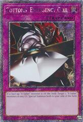 Gottoms' Emergency Call - RA04-EN138 - Platinum Secret Rare - 1st Edition