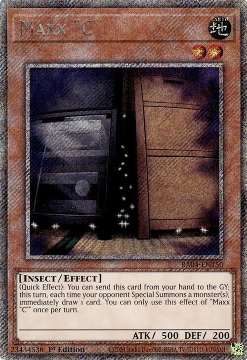 Maxx C - RA04-EN150 - Platinum Secret Rare - 1st Edition