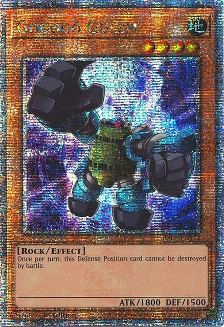 Gogogo Golem - RA04-EN152 - Quarter Century Secret Rare - 1st Edition