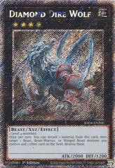 Diamond Dire Wolf - RA04-EN200 - Platinum Secret Rare - 1st Edition