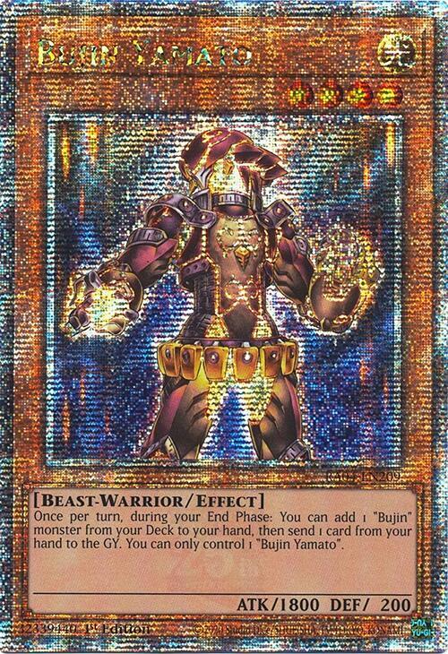 Bujin Yamato - RA04-EN209 - Quarter Century Secret Rare - 1st Edition