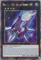 Number 101: Silent Honor ARK - RA04-EN211 - Platinum Secret Rare - 1st Edition