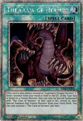 The Claw of Hermos - RA04-EN256 - Platinum Secret Rare - 1st Edition