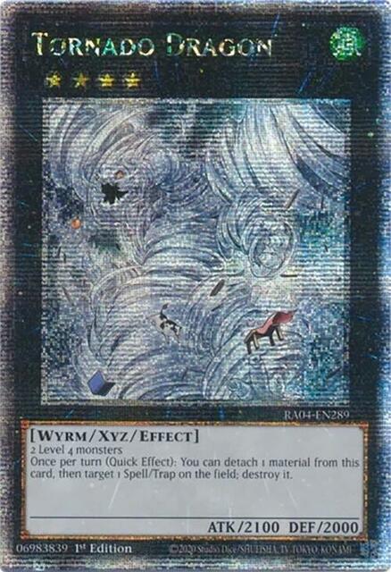 Tornado Dragon - RA04-EN289 - Quarter Century Secret Rare - 1st Edition