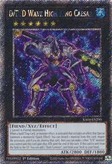 D/D/D Wave High King Caesar - RA04-EN290 - Platinum Secret Rare - 1st Edition
