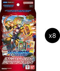 Digimon Card Game: Starter Deck - Protector of Light Display