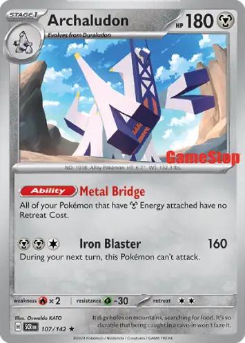 Archaludon - 107/142 - Holo Gamestop Exclusive Promo