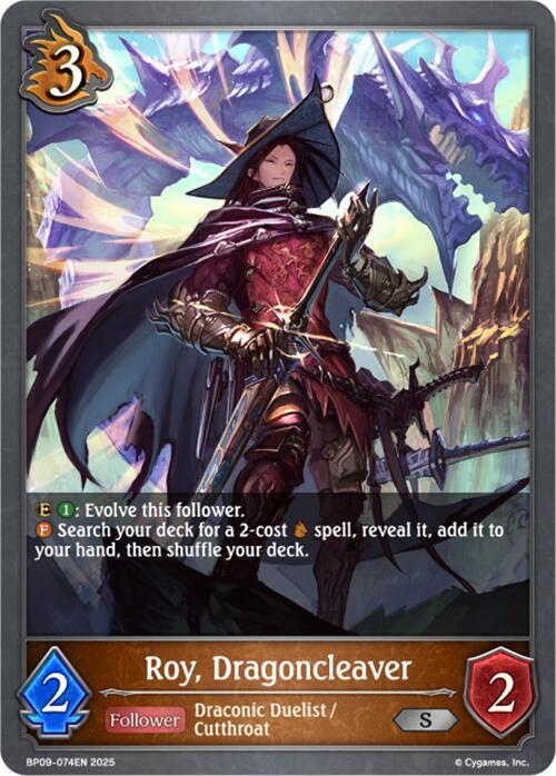 Roy, Dragoncleaver (Evolved) - BP09-075EN - S