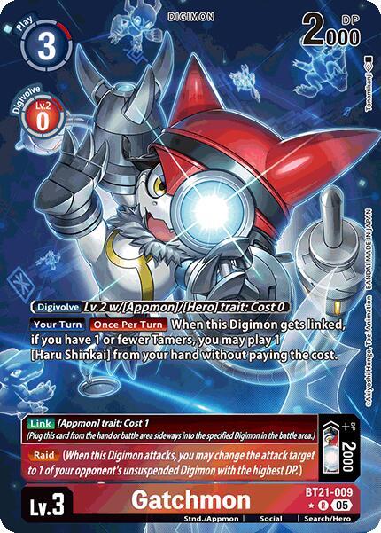 Gatchmon (Alternate Art) - BT21-009 - R - Foil