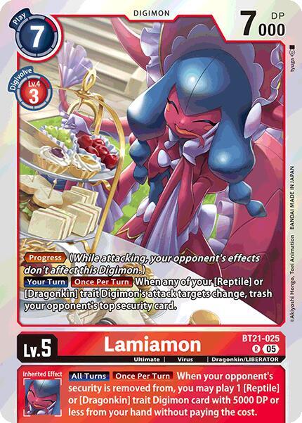Lamiamon - BT21-025 - R - Foil