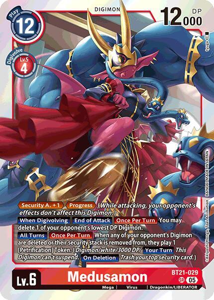 Medusamon - BT21-029 - SR - Foil