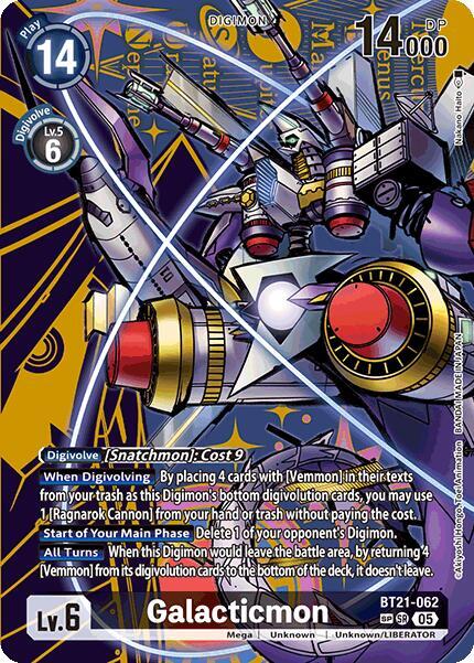 Galacticmon (SP) - BT21-062 - SR - Foil