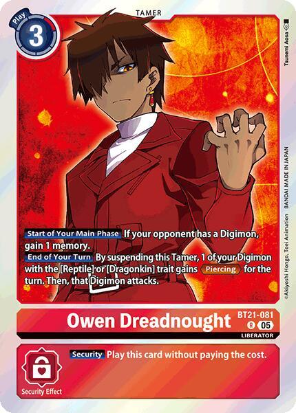 Owen Dreadnought - BT21-081 - R - Foil