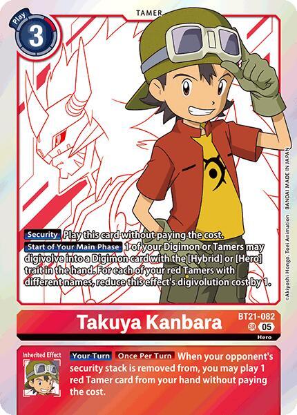 Takuya Kanbara - BT21-082 - SR - Foil