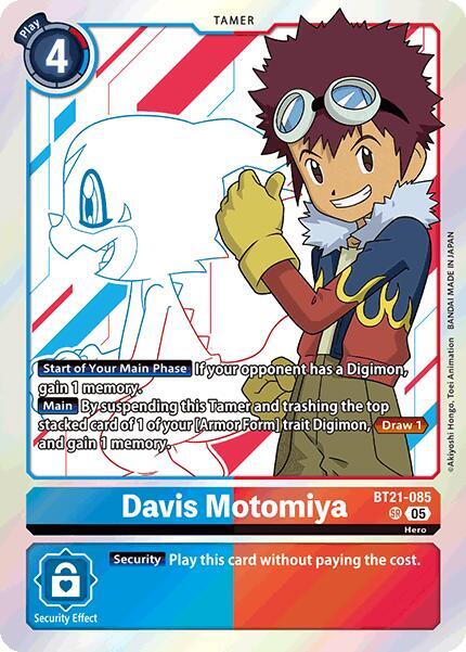 Davis Motomiya - BT21-085 - SR - Foil
