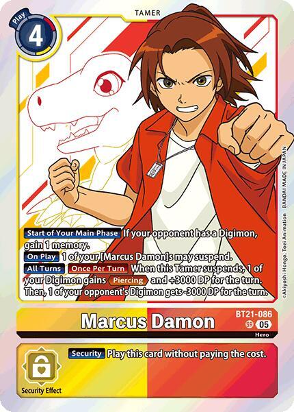 Marcus Damon - BT21-086 - SR - Foil