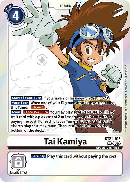 Tai Kamiya - BT21-102 - SEC - Foil