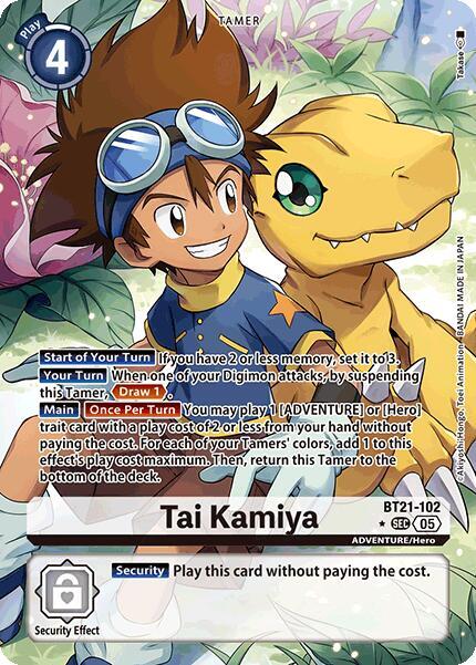 Tai Kamiya (Alternate Art) - BT21-102 - SEC - Foil