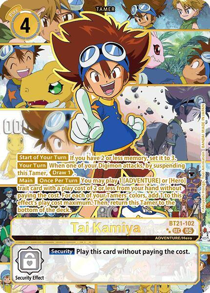 Tai Kamiya (Rare Pull) - BT21-102 - SEC - Foil