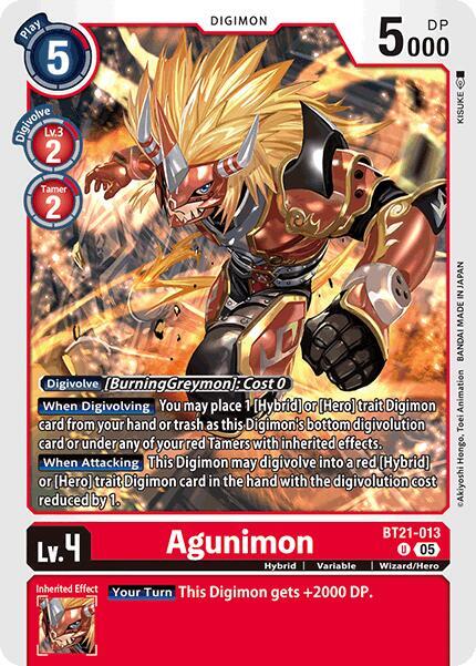 Agunimon - BT21-013 - U