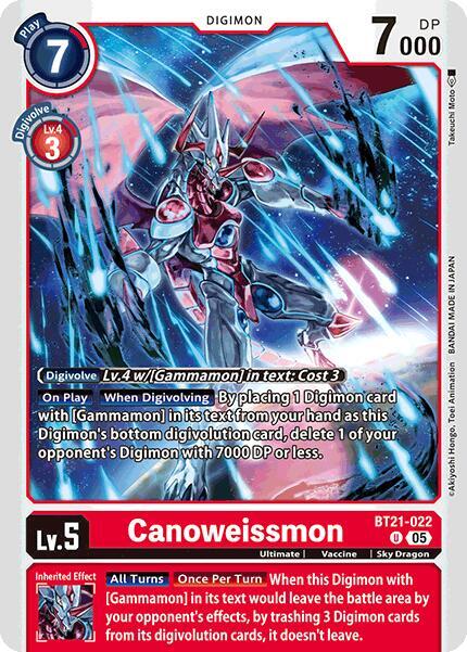Canoweissmon - BT21-022 - U