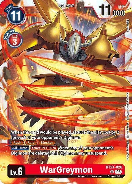 WarGreymon - BT21-026 - U