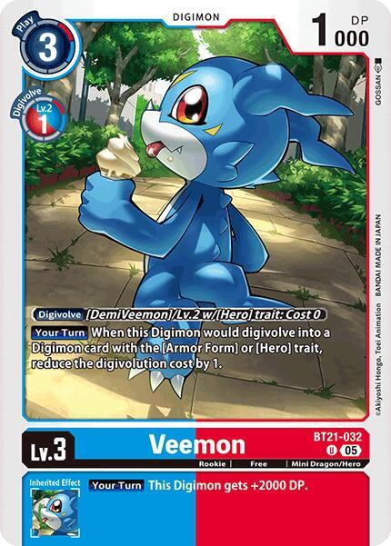 Veemon - BT21-032 - U