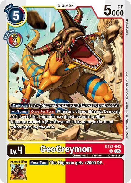 GeoGreymon - BT21-042 - C