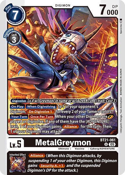 MetalGreymon - BT21-061 - U