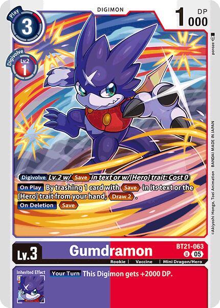 Gumdramon - BT21-063 - U