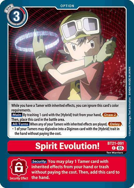 Spirit Evolution! - BT21-091 - C