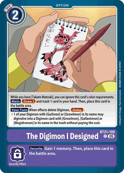 The Digimon I Designed - BT21-100 - C