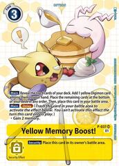 Yellow Memory Boost! - P-037 - P (Next Adventure Box Promotion Pack) - Foil