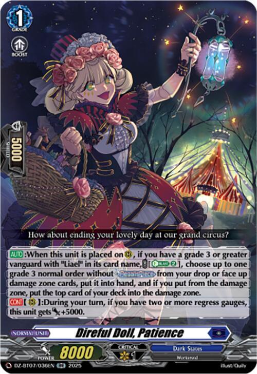 Direful Doll, Patience - DZ-BT07/036EN - RR
