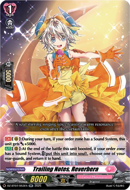 Trailing Notes, Reverbera - DZ-BT07/053EN - RR