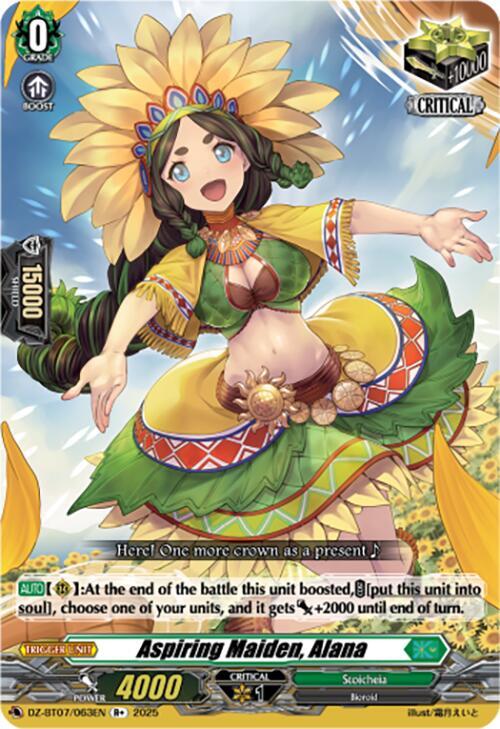 Aspiring Maiden, Alana - DZ-BT07/063EN - R+