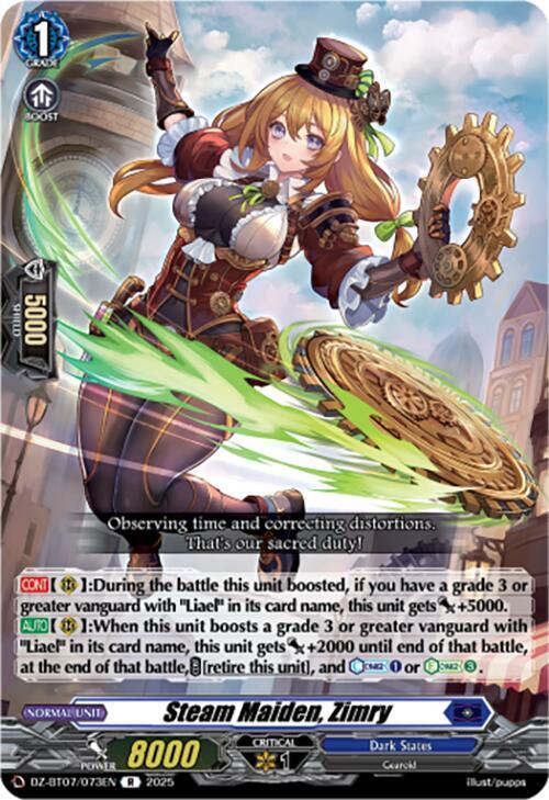 Steam Maiden, Zimry - DZ-BT07/073EN - R