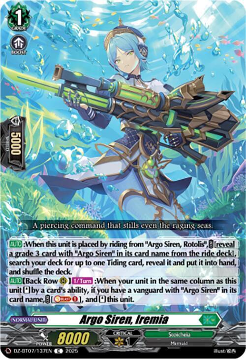 Argo Siren, Iremia - DZ-BT07/137EN - C