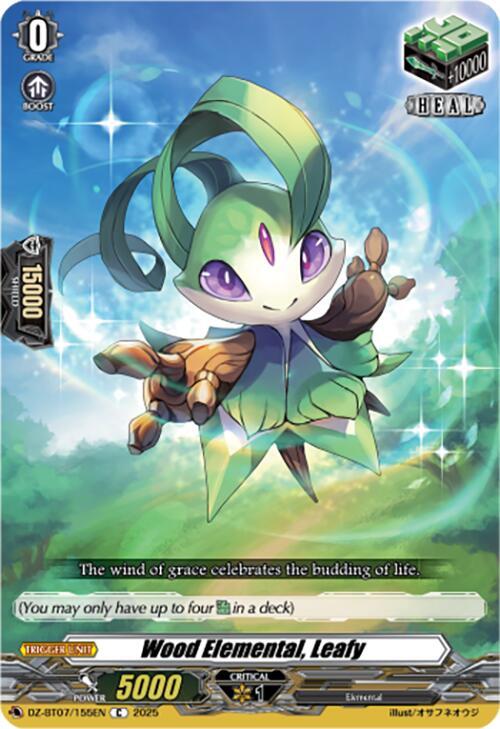 Wood Elemental, Leafy - DZ-BT07/155EN - C