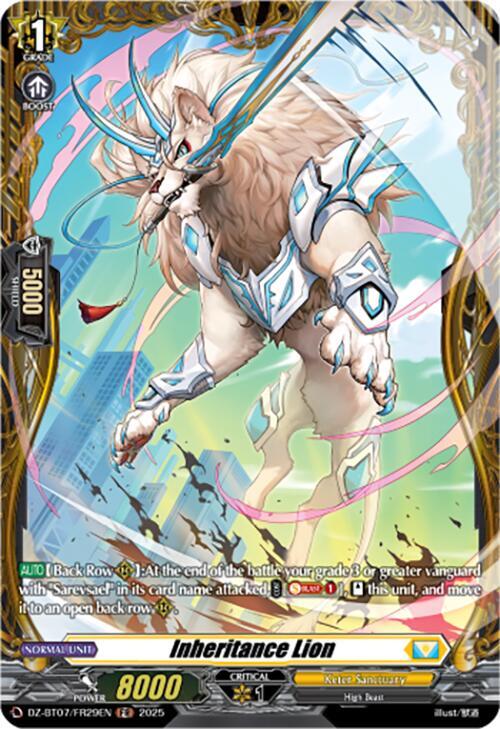 Inheritance Lion - DZ-BT07/FR29EN - FR