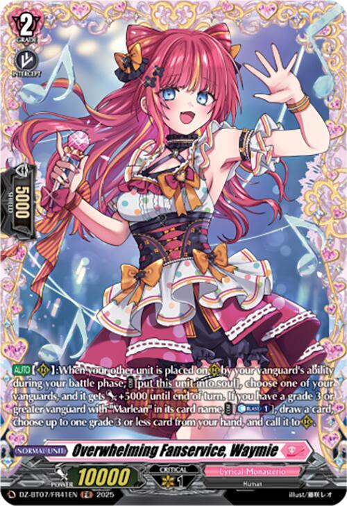 Overwhelming Fanservice, Waymie - DZ-BT07/FR41EN - FR