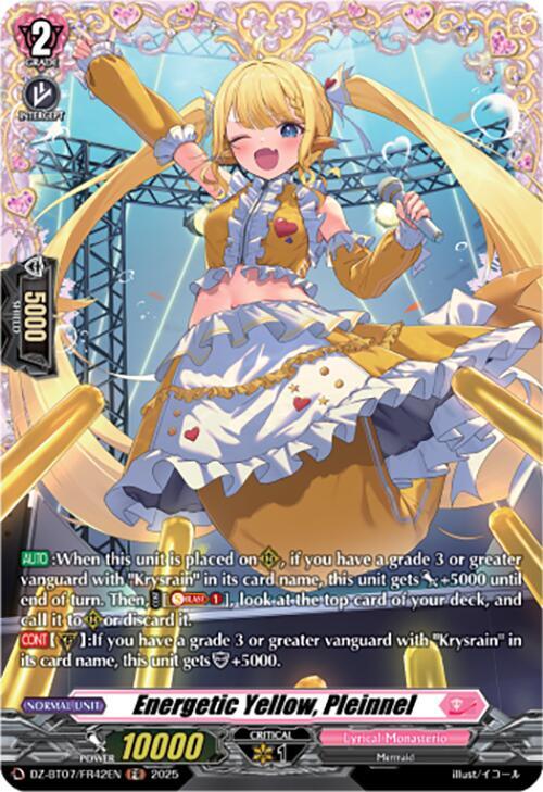 Energetic Yellow, Pleinnel - DZ-BT07/FR42EN - FR