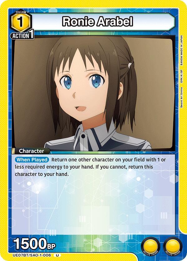 Ronie Arabel - UE07BT/SAO-1-006 - Uncommon